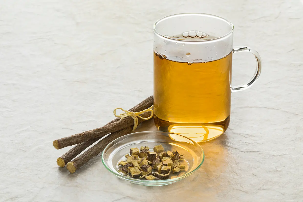 Regaliz en infusión