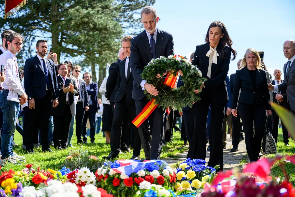 Felipe y Letizia en Mauthausen.