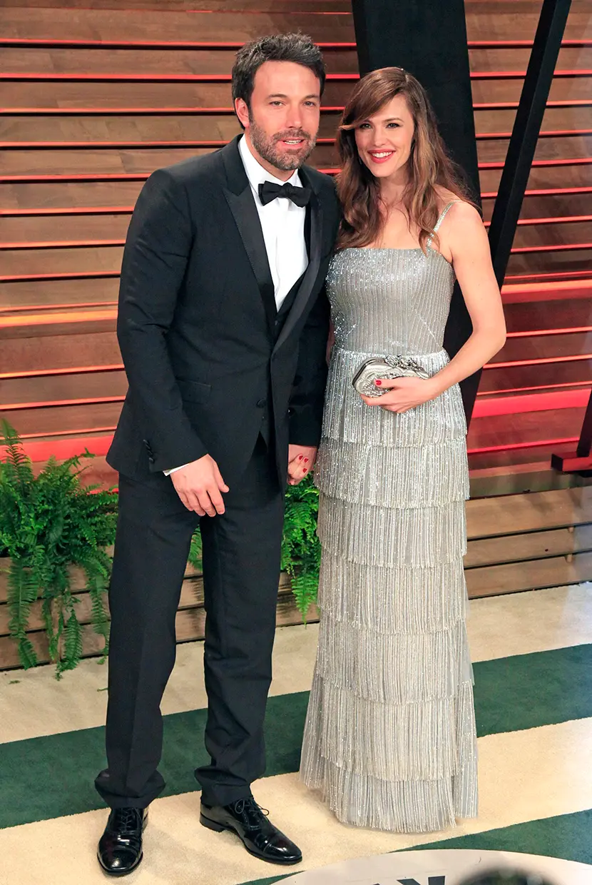 Ben Affleck con su expareja Jennifer Garner.