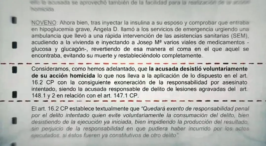 En 'Anatomía de...' muestran un extracto de la condena de Ángela Dobrowolski.