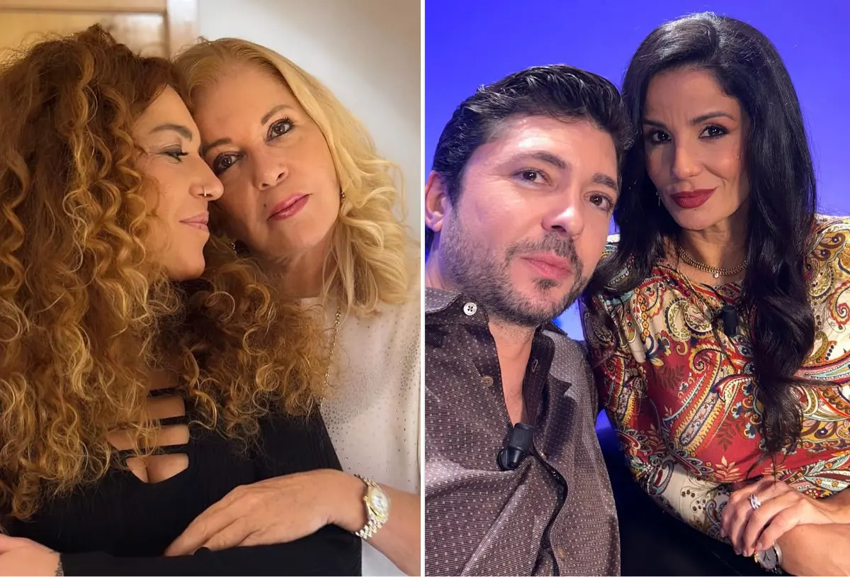 Sofía Cristo, Bárbara Rey, Ángel Cristo Jr y Ana herminia.