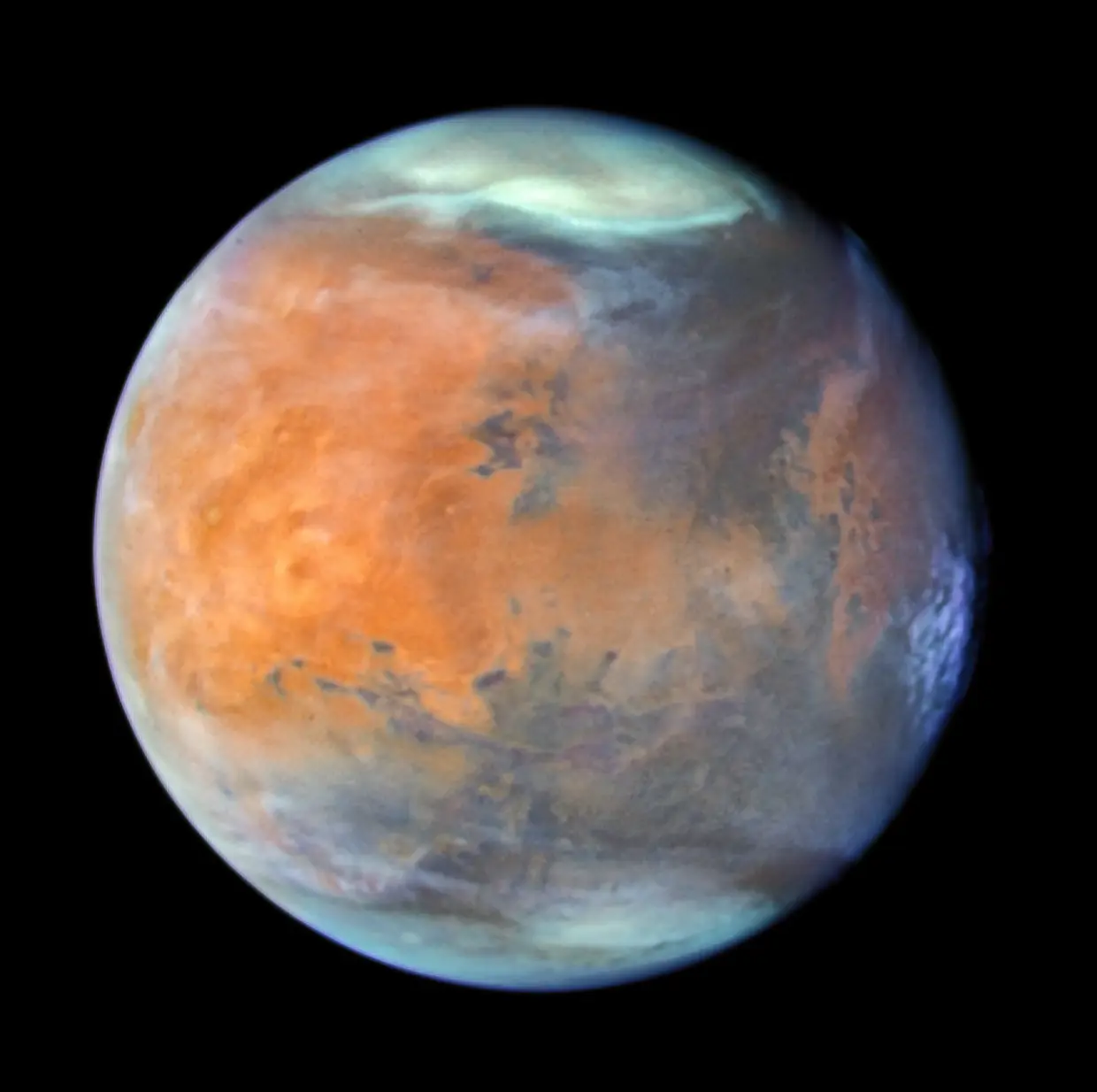 Imagen de la NASA tomada por el telescopio Hubble.
