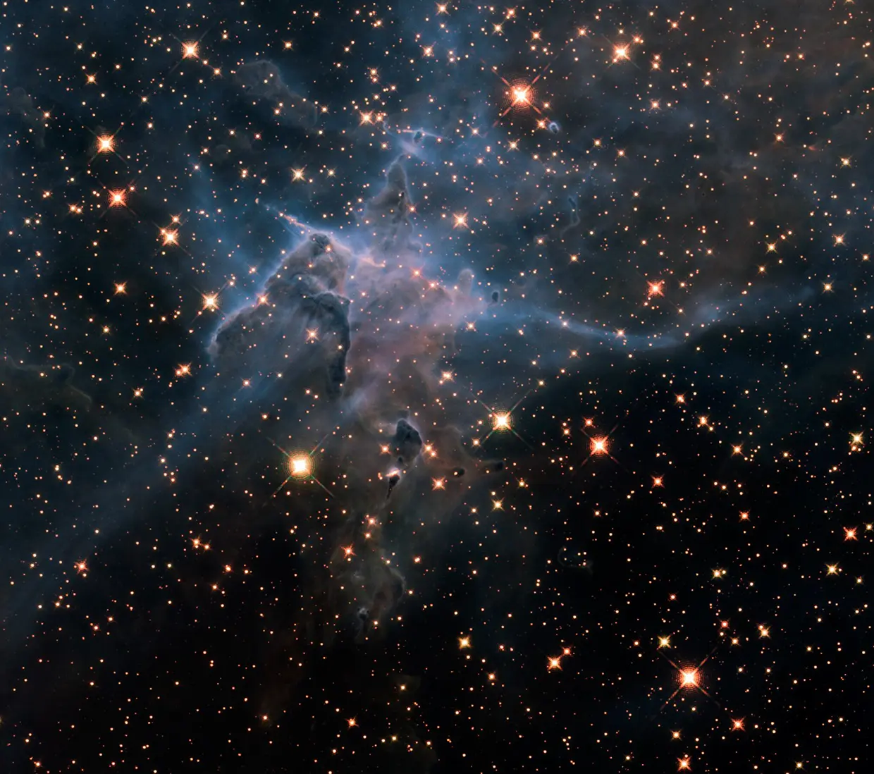 Imagen de la NASA tomada por el telescopio Hubble.