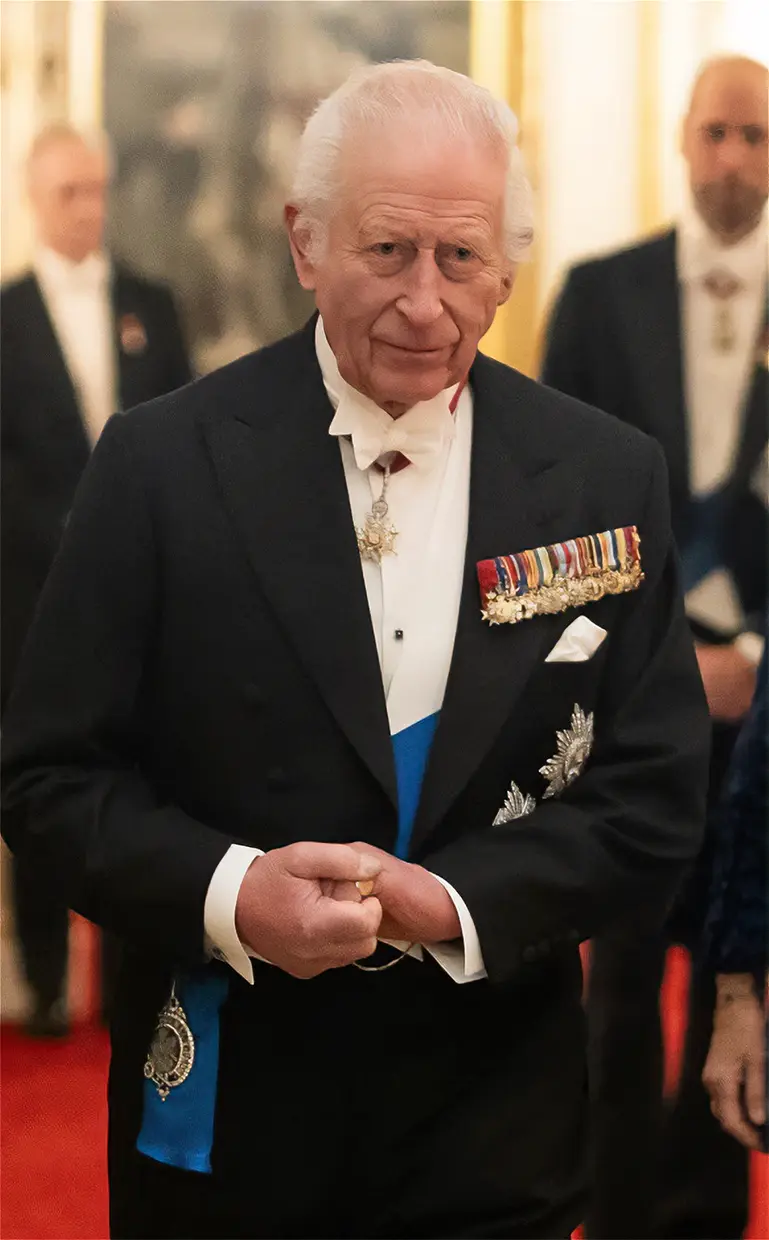Rey Carlos III de Inglaterra.