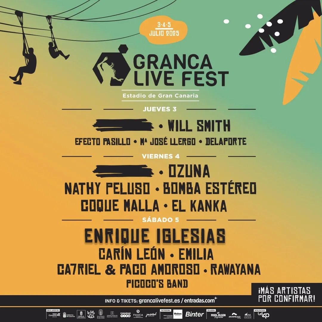 Enrique Iglesias, la gran estrella del Granca Live Fest 2025.