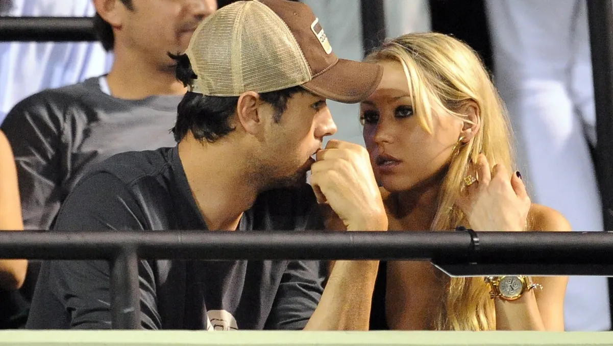 Enrique Iglesias y Anna Kournikova, en una imagen de archivo.