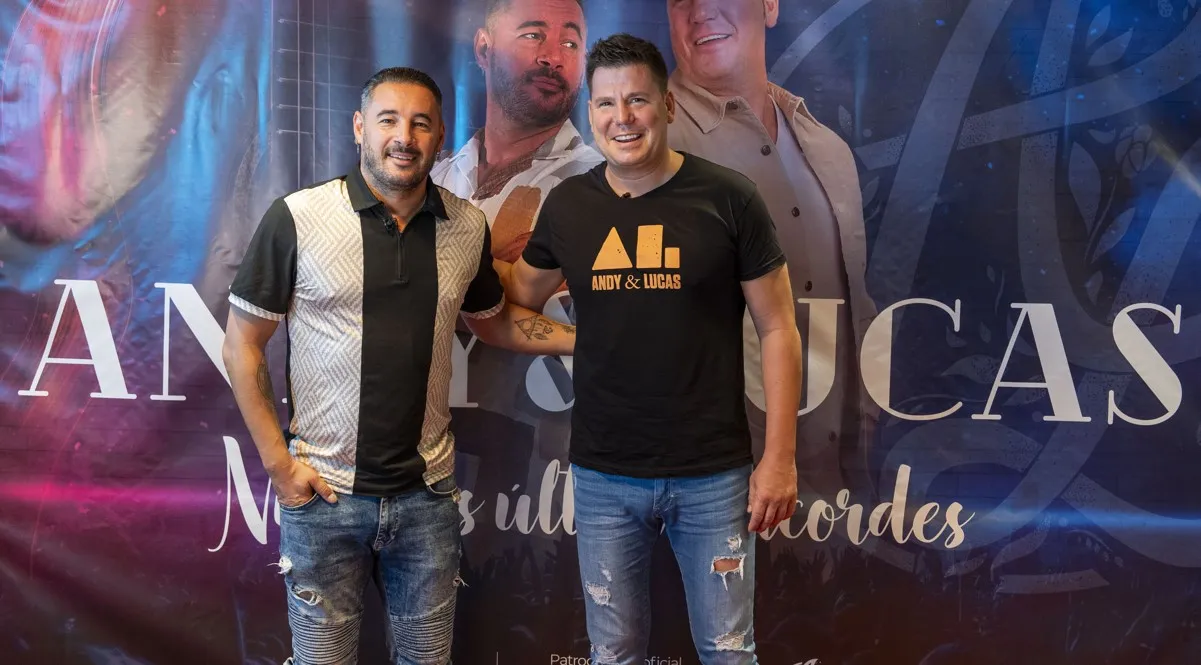 Lucas González y Andy Morales en una imagen de EFE en un photocall