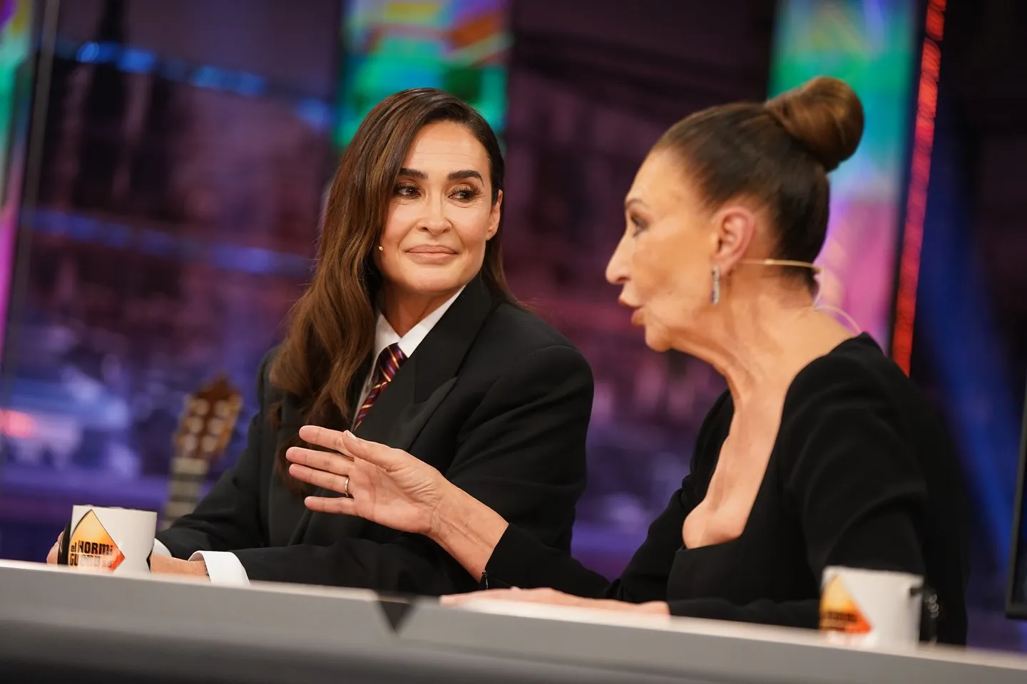 Vicky Martín Berrocal y su madre, Victoria.