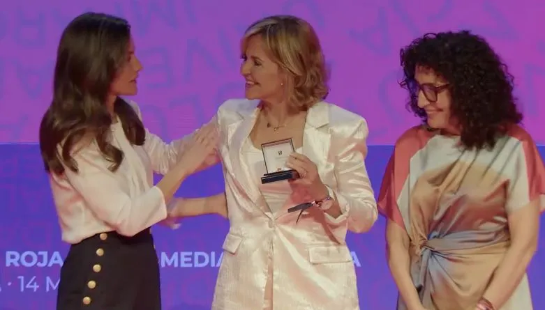 La reina Letizia y Almudena Ariza