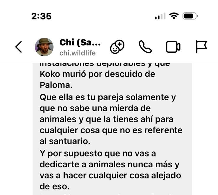 Frank Cuesta enseña las pruebas de su supuesta extorsión
