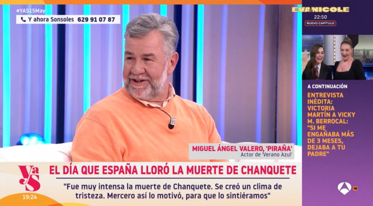Piraña de 'Verano Azul' en 'Y ahora, Sonsoles'.