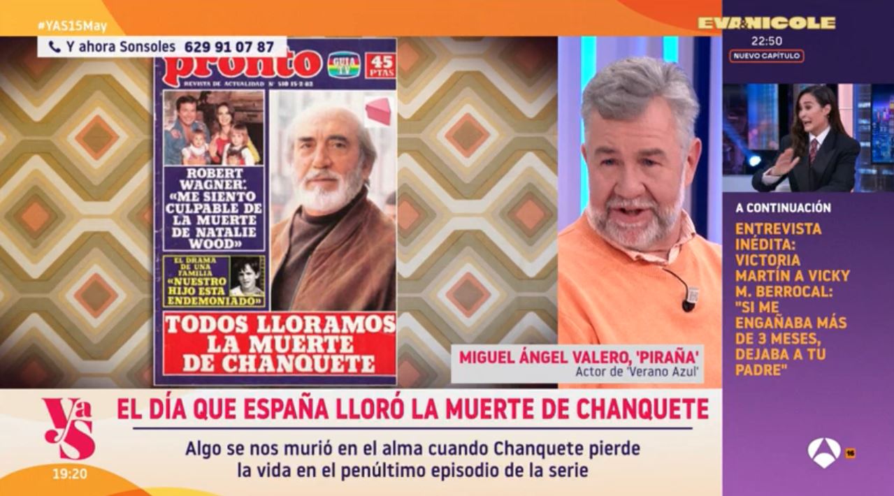 Piraña de 'Verano Azul' en 'Y ahora, Sonsoles'.