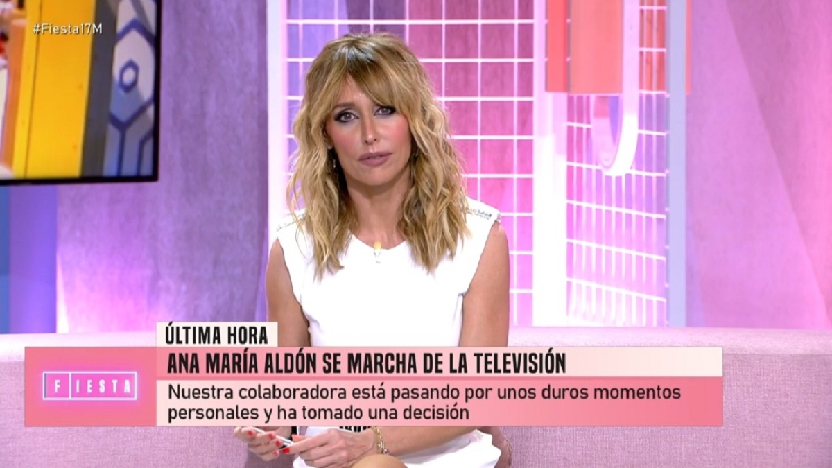 Ana María Aldón abandona (otra vez) la televisión tras el fichaje de Gloria Camila por 'Fiesta'
