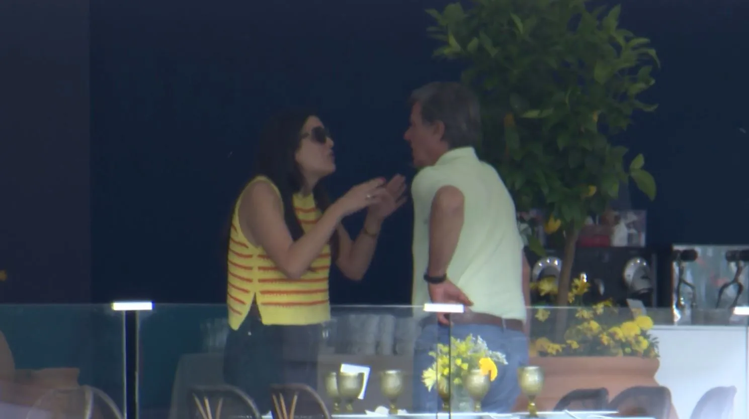 La pelea de Cayetano Martínez de Irujo y Bárbara Mirjan.