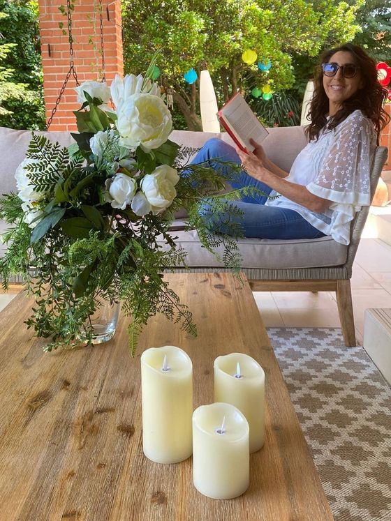 Paz Padilla: así es el increíble jardín con piscina de su casa