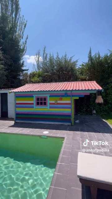 Paz Padilla: así es el increíble jardín con piscina de su casa