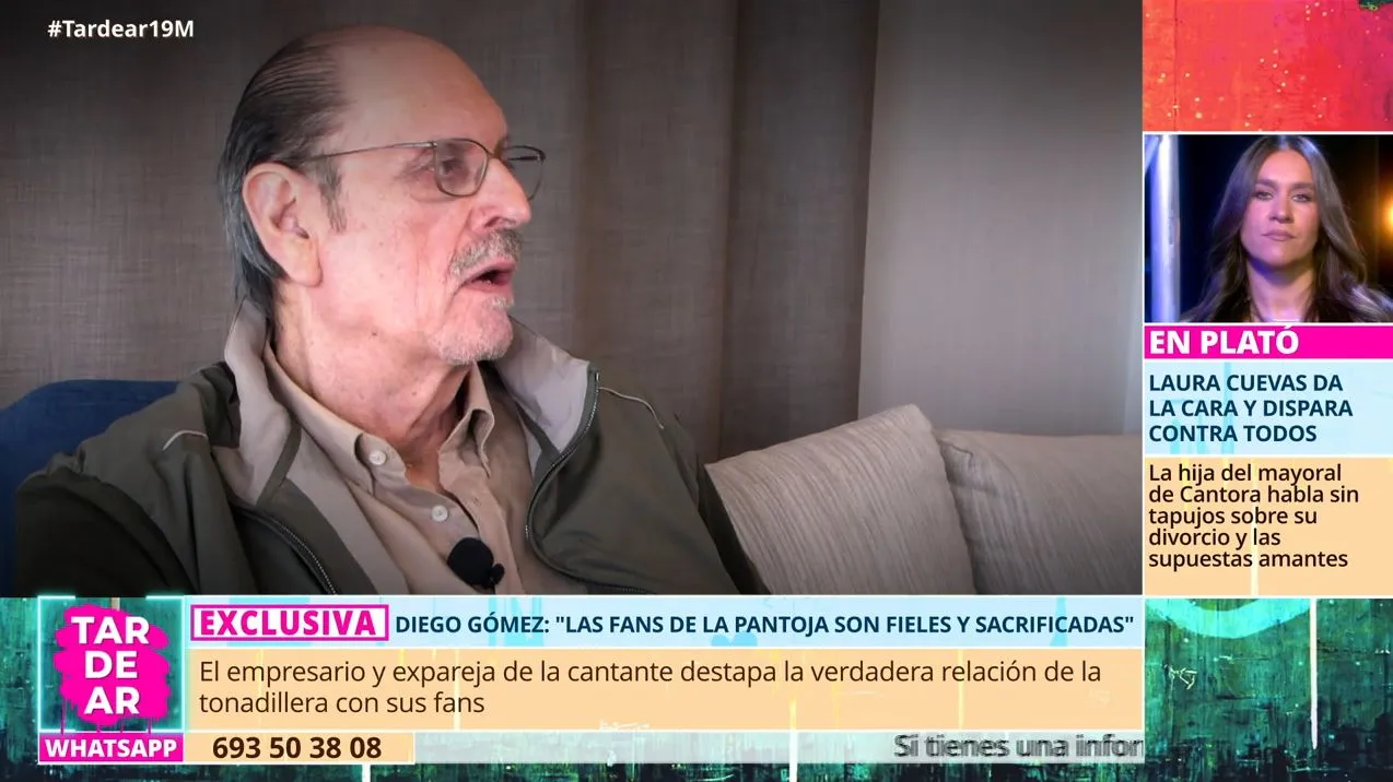 Diego Gómez habla de Isabel Pantoja en 'TardeAR'.