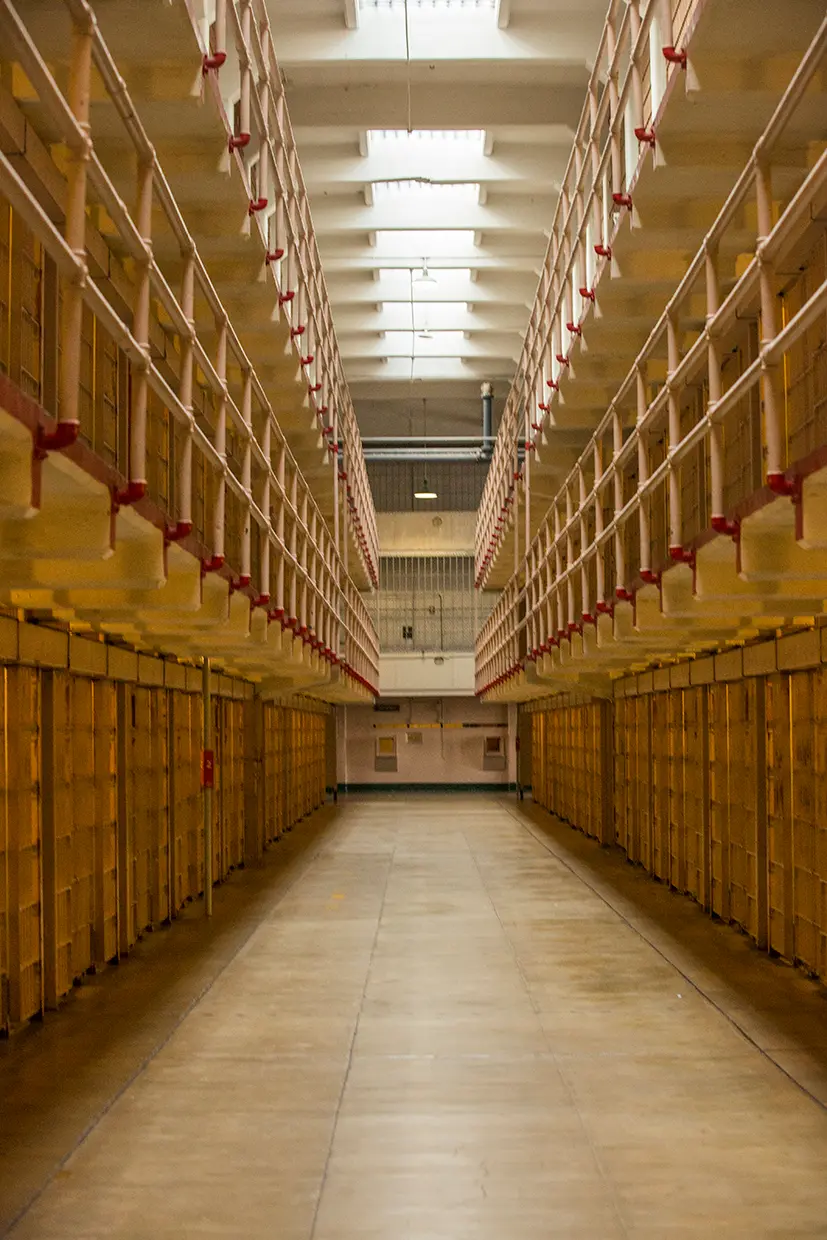 Interior de la prisión.