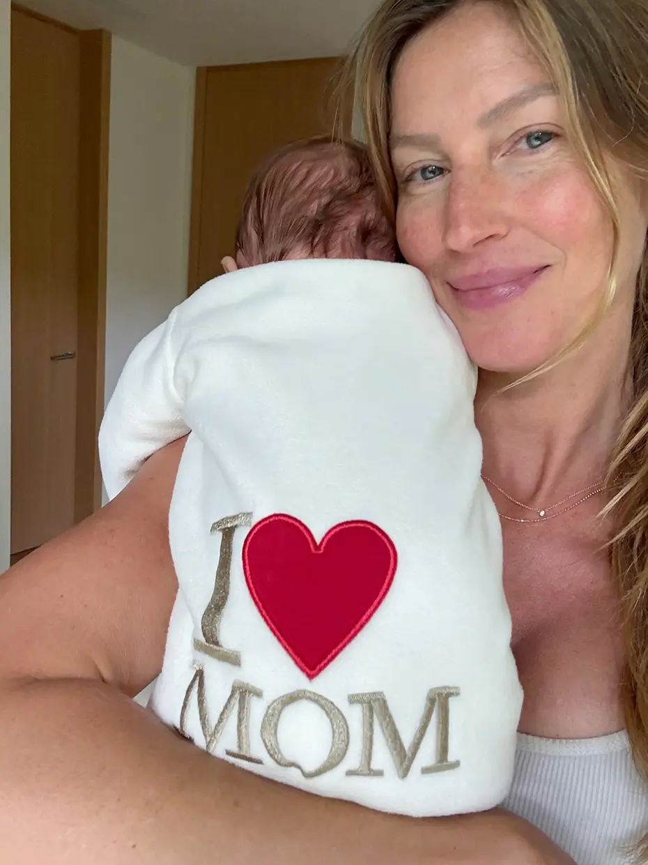 Gisele Bündchen con su bebé