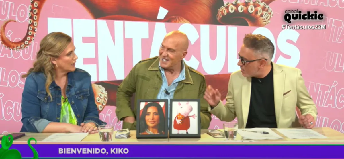 Carlota Corredera, Kiko Matamoros y Kiko Hernández juntos en Tentáculos