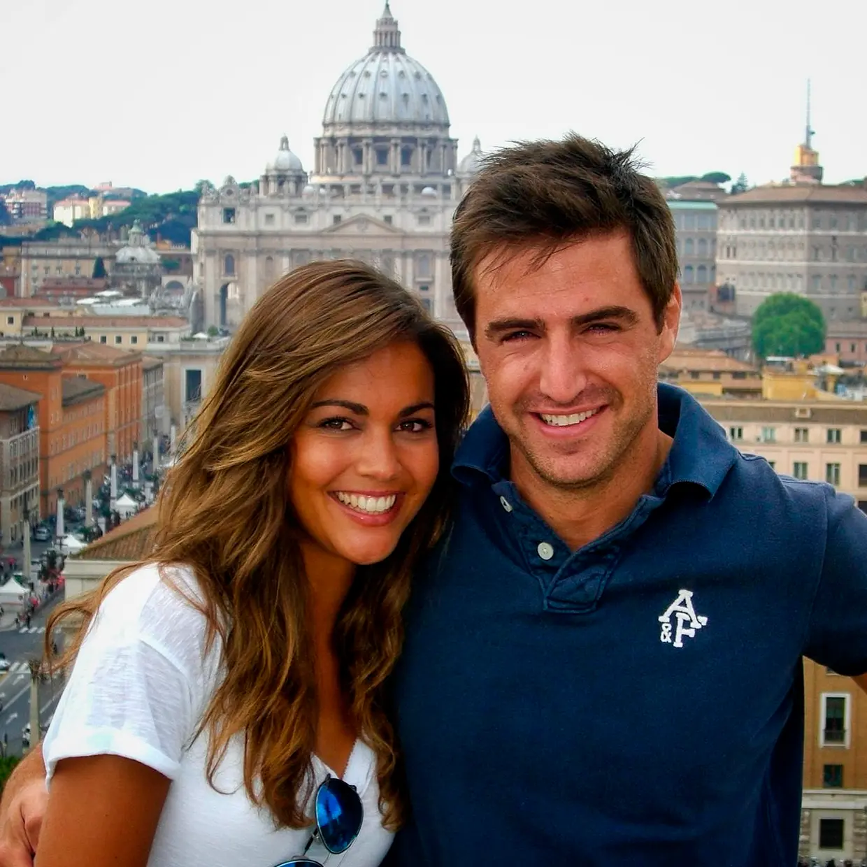 Lara Álvarez y Perico Durán juntos en 2011.