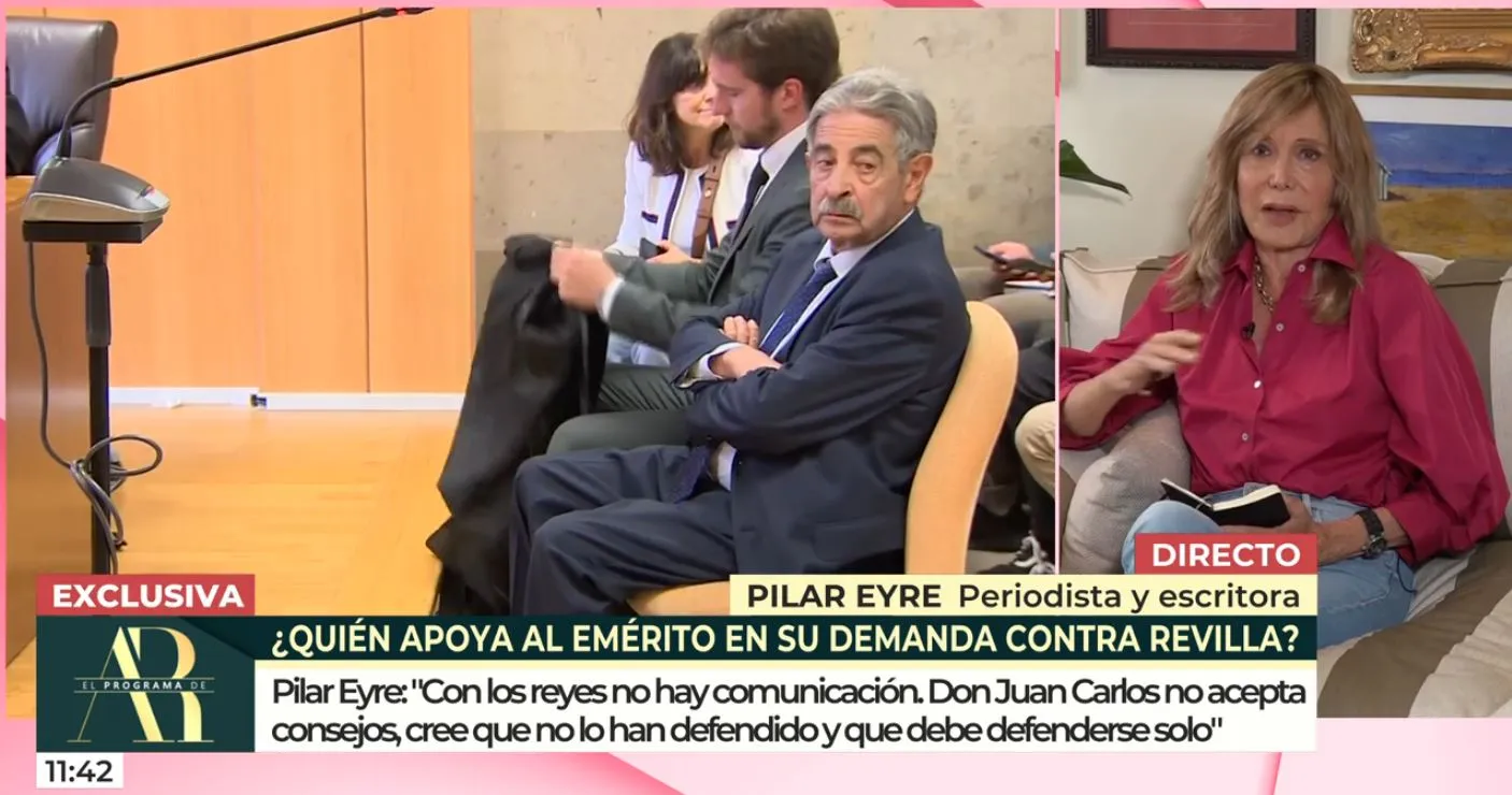 Pilar Eyre en 'El programa de Ana Rosa' hablando de la infanta Cristina y el emérito.