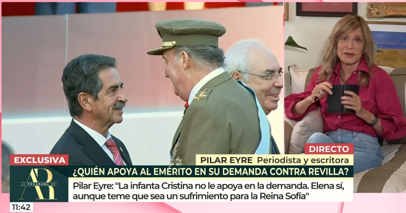 Pilar Eyre en 'El programa de Ana Rosa' hablando de la infanta Cristina y el emérito.