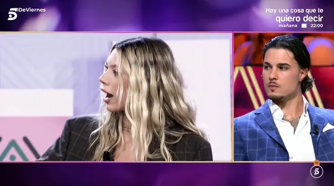 Carlo Costanzia en De viernes en pantalla partida con Alejandra Rubio