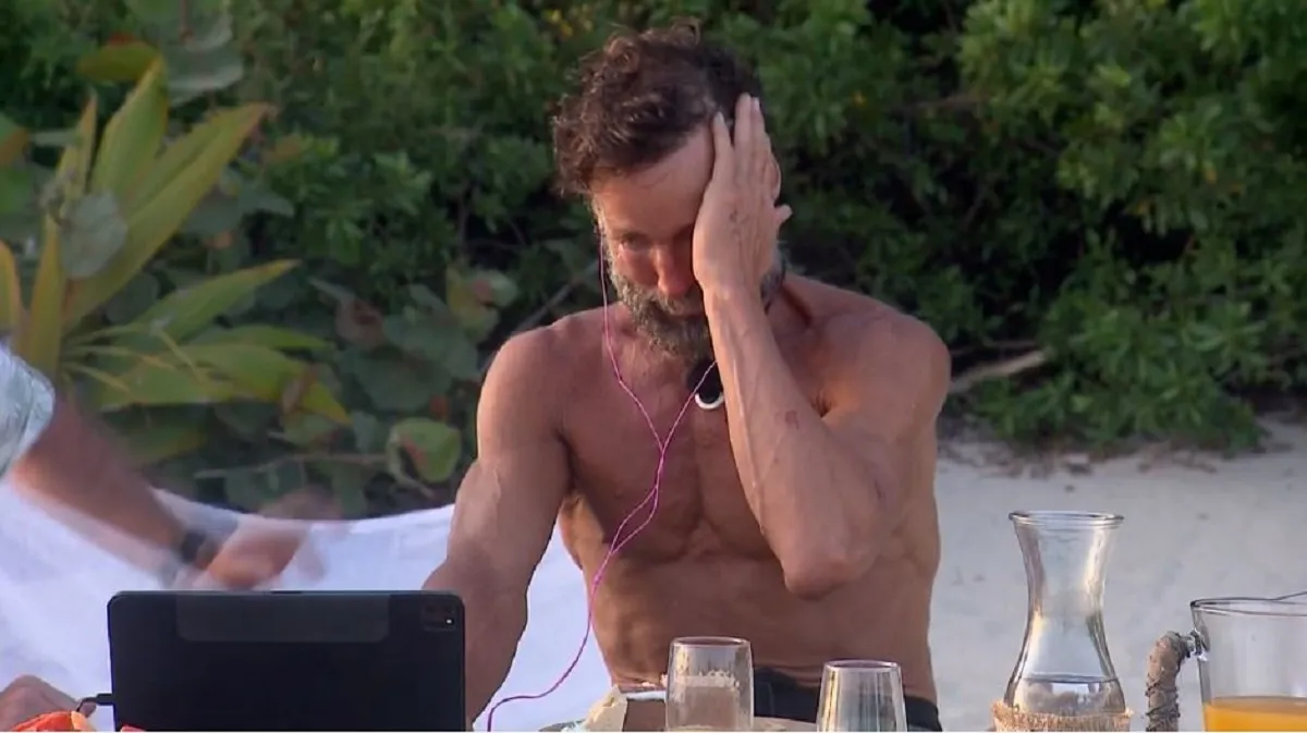 Escassi llorando en 'Supervivientes'.