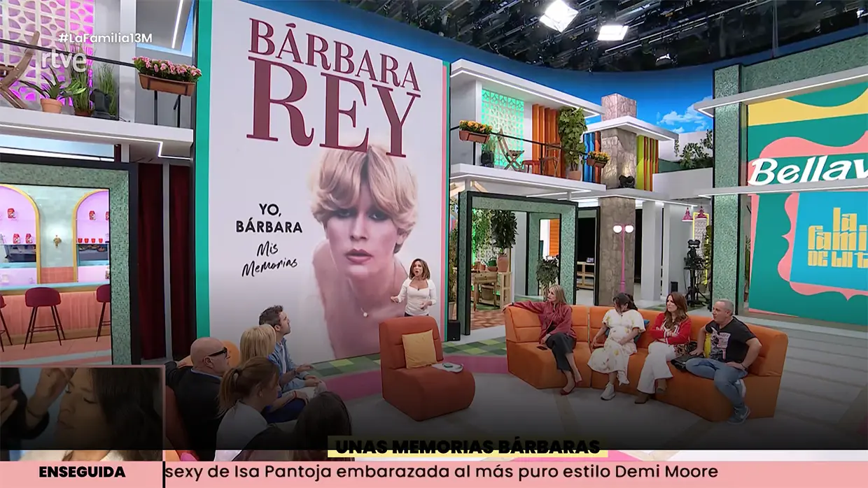 MÁXIMA EXPECTACIÓN. En programas como 'La familia de la tele' se habló largamente del contenido de las memorias de la exvedette.
