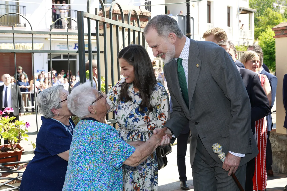 Felipe y Letizia en Guadalupe (Cáceres).