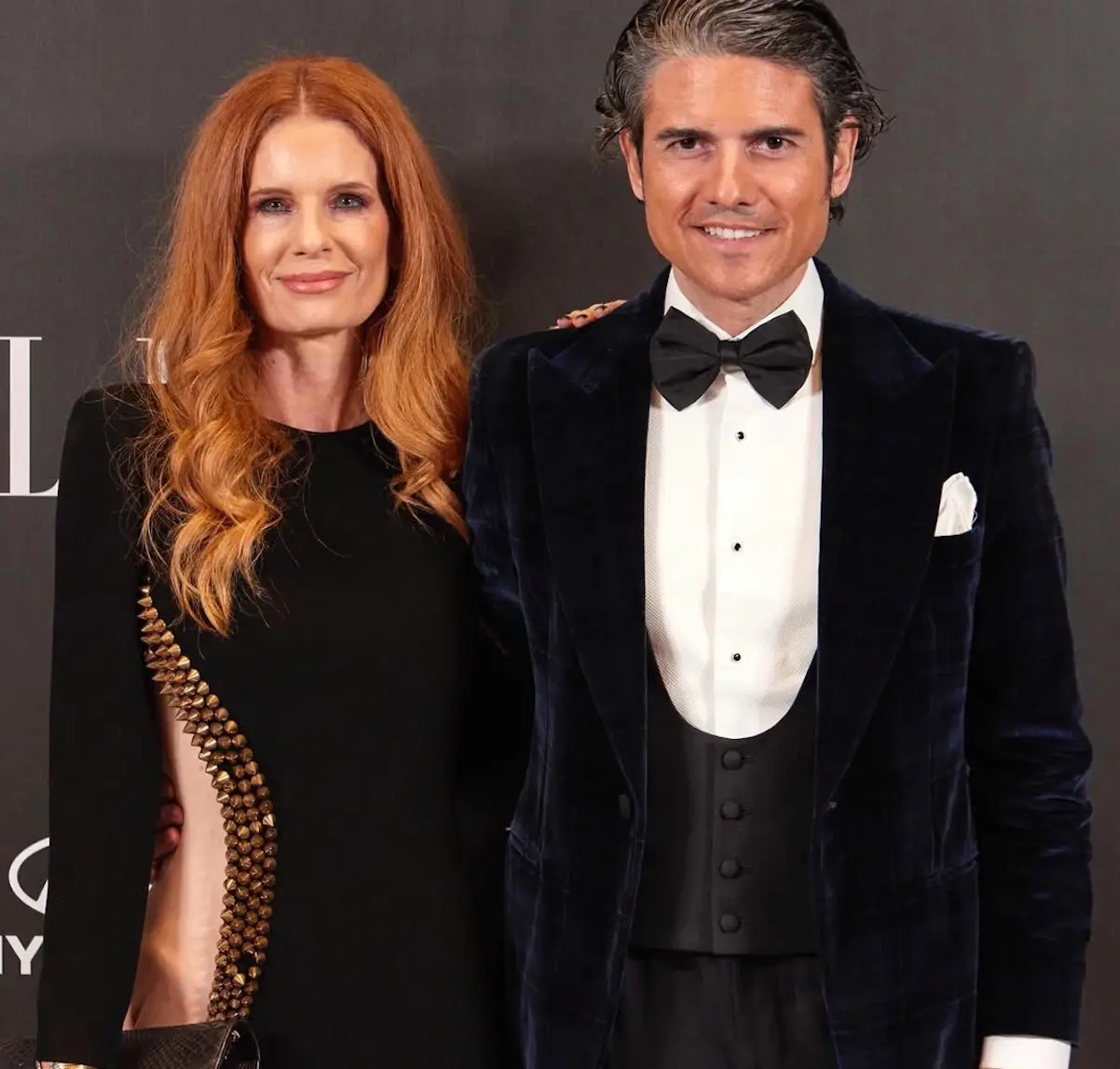Olivia de Borbón con su marido