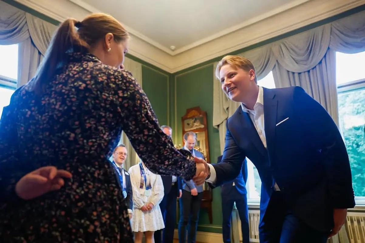Las mejores fotos del príncipe Sverre Magnus en su primer acto oficial