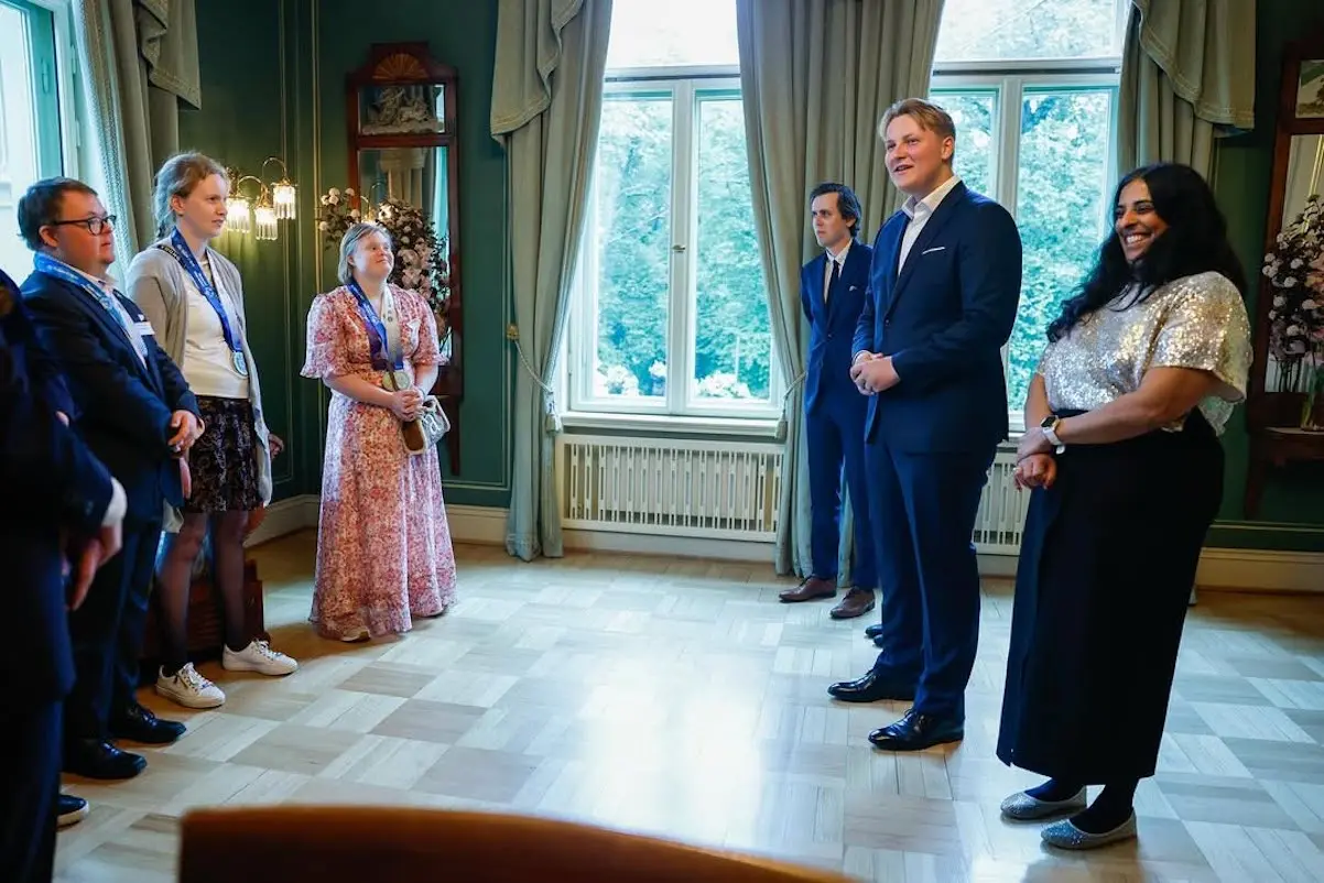 Las mejores fotos del príncipe Sverre Magnus en su primer acto oficial