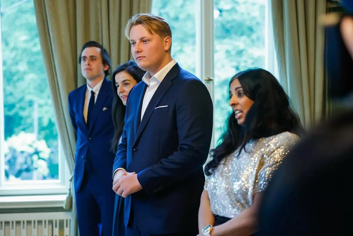 Las mejores fotos del príncipe Sverre Magnus en su primer acto oficial