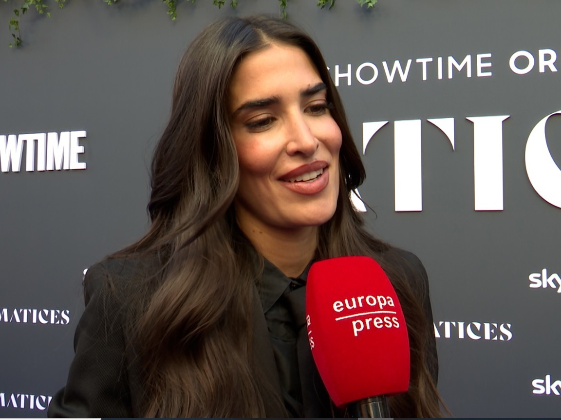 Lidia Torrent, hablando con la prensa.