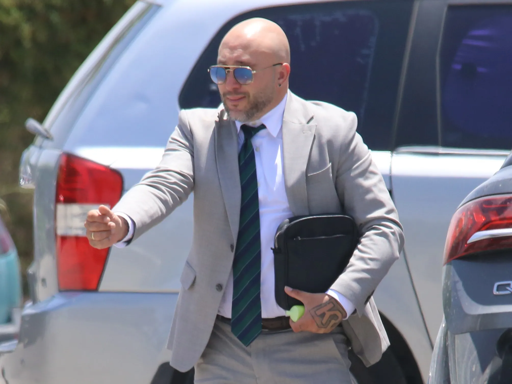 Kiko Rivera en la comunión de su hija Ana.