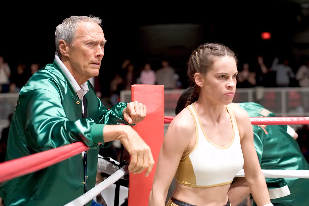 Eastwood dirigió y apareció en 'Million Dollar Baby' (2004).