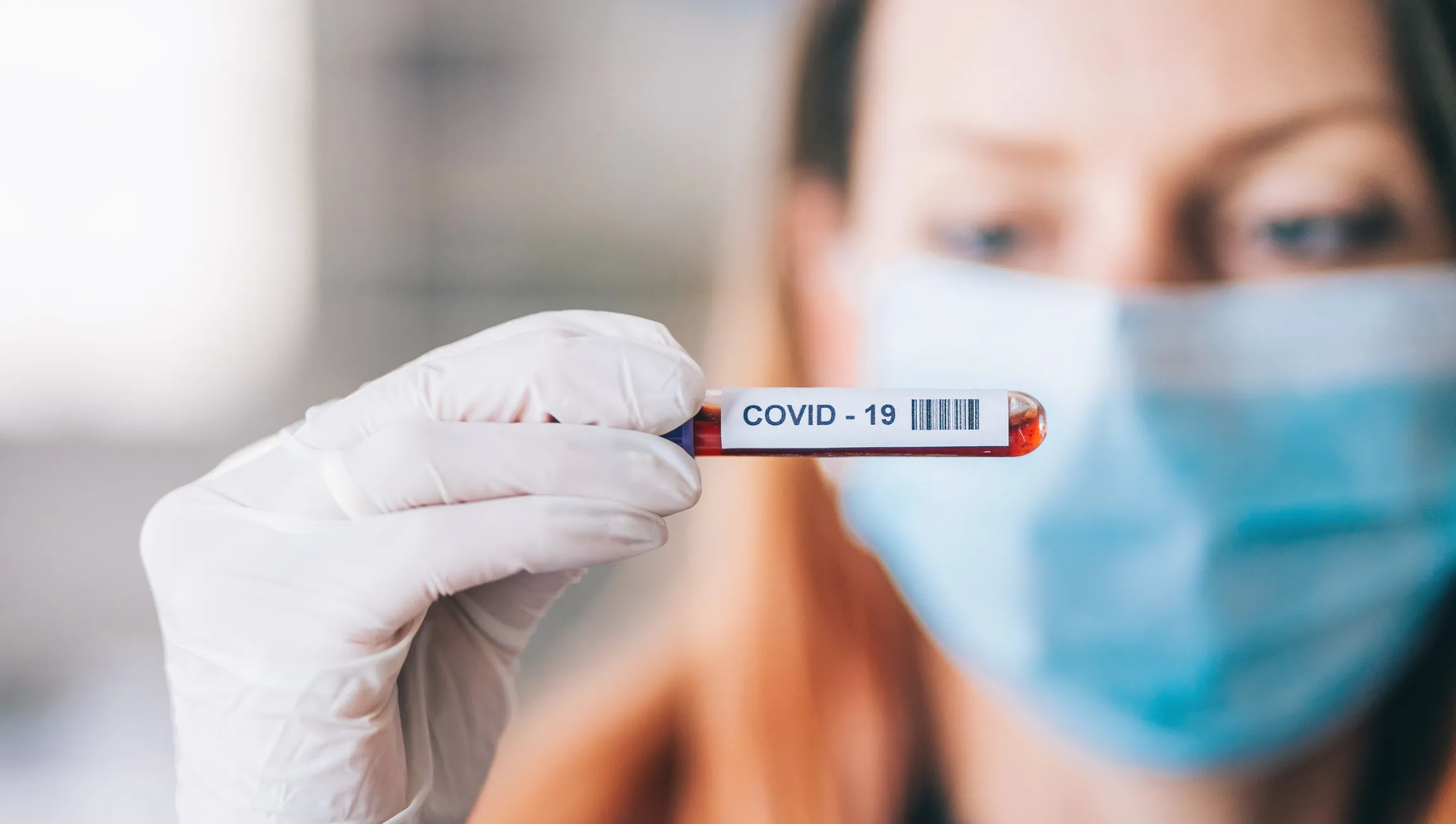 Un test de covid.