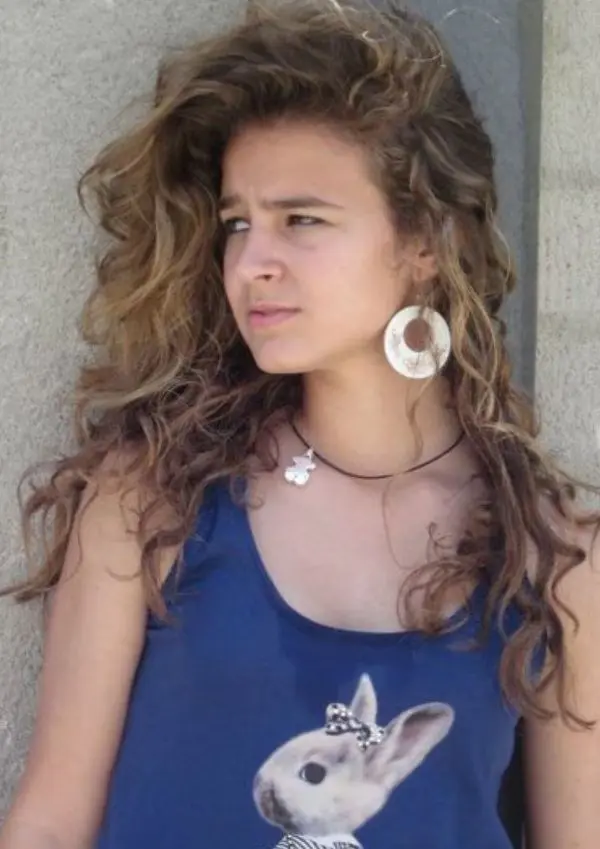 Laura Escanes de pequeña