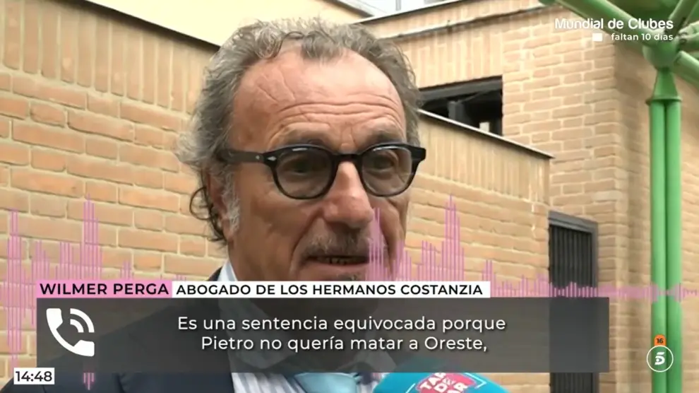 Wilmer Perga, abogado de Pietro y Rocco Costanzia