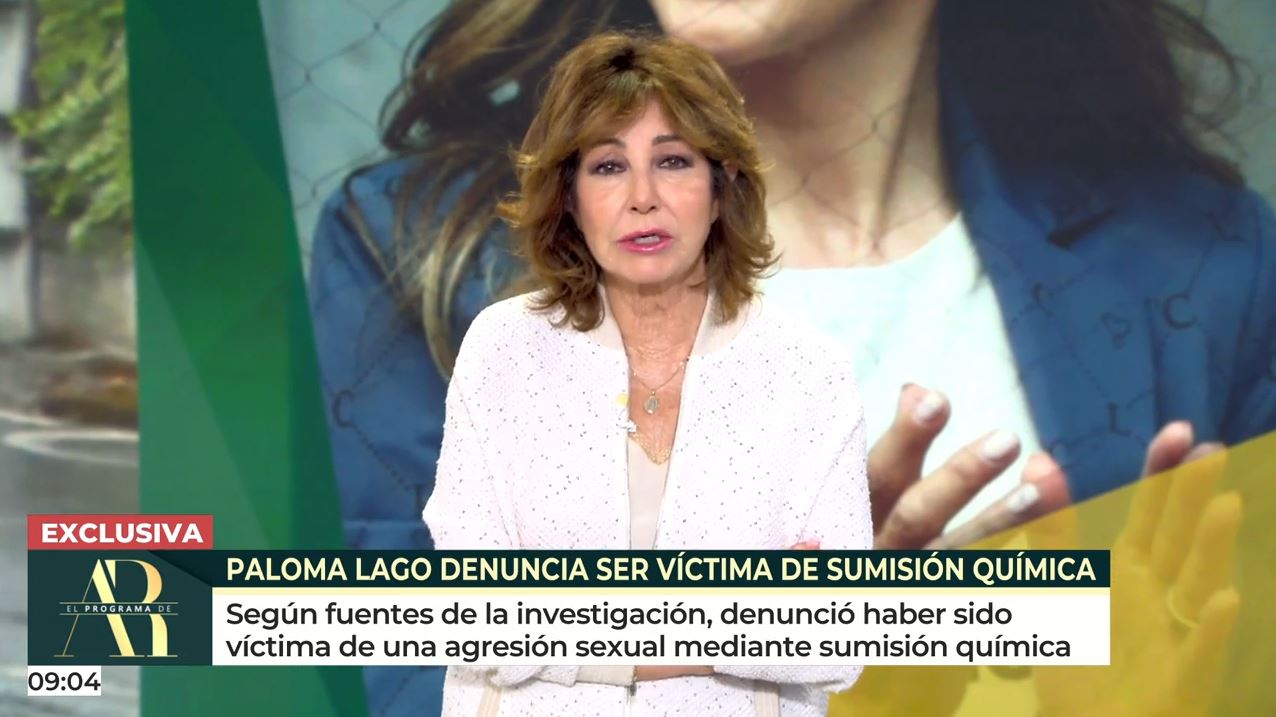 Ana Rosa Quintana habla de Paloma Lago.
