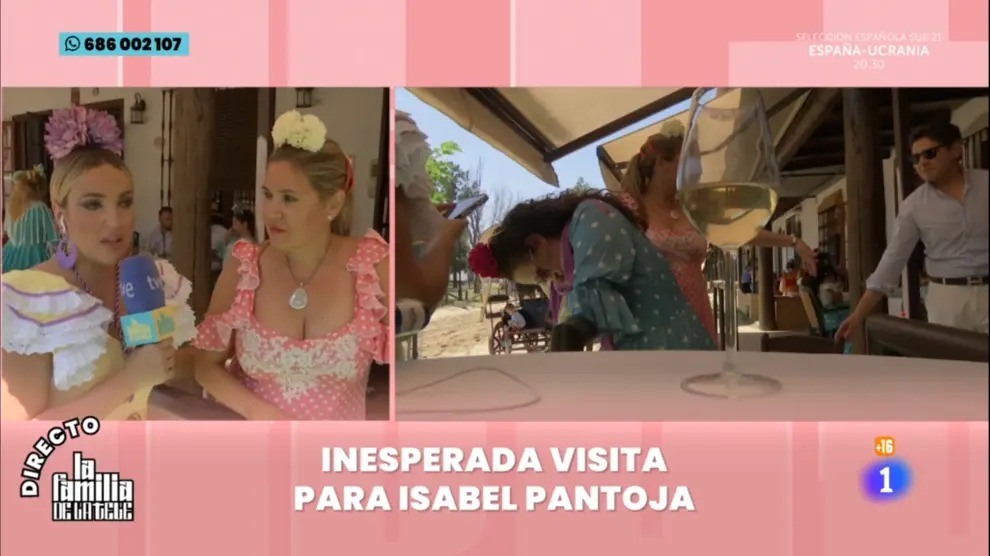 Marta Riesco explica el desmayo de Dulce en directo en La familia de la tele