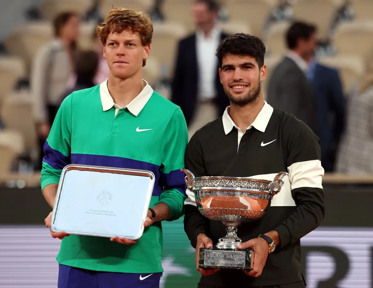 Carlos Alcaraz y Jannik Sinner.