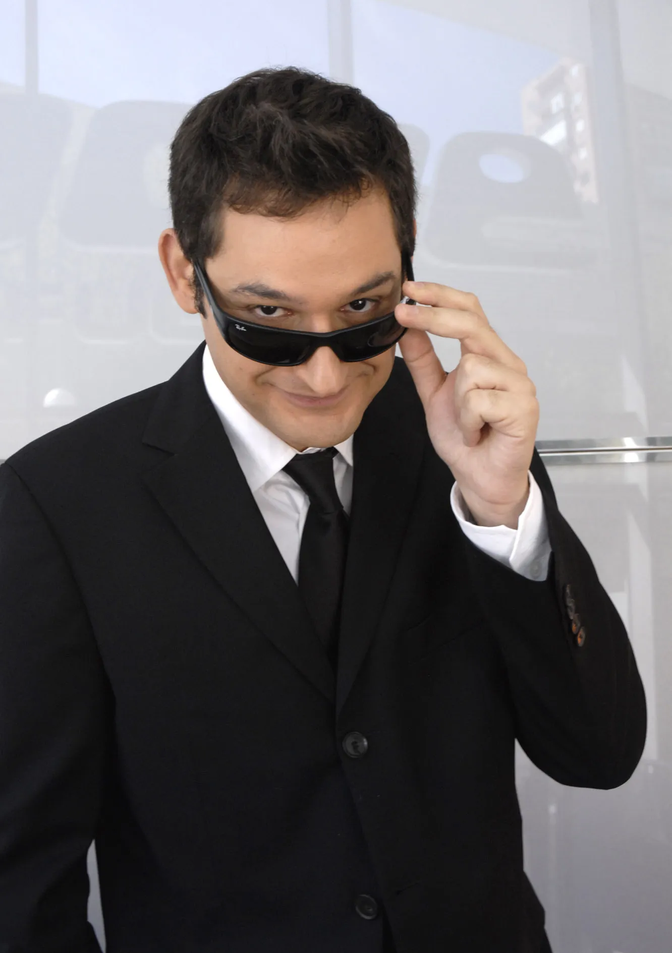 Eugeni Alemany como reportero de 'Caiga Quien Caiga'.