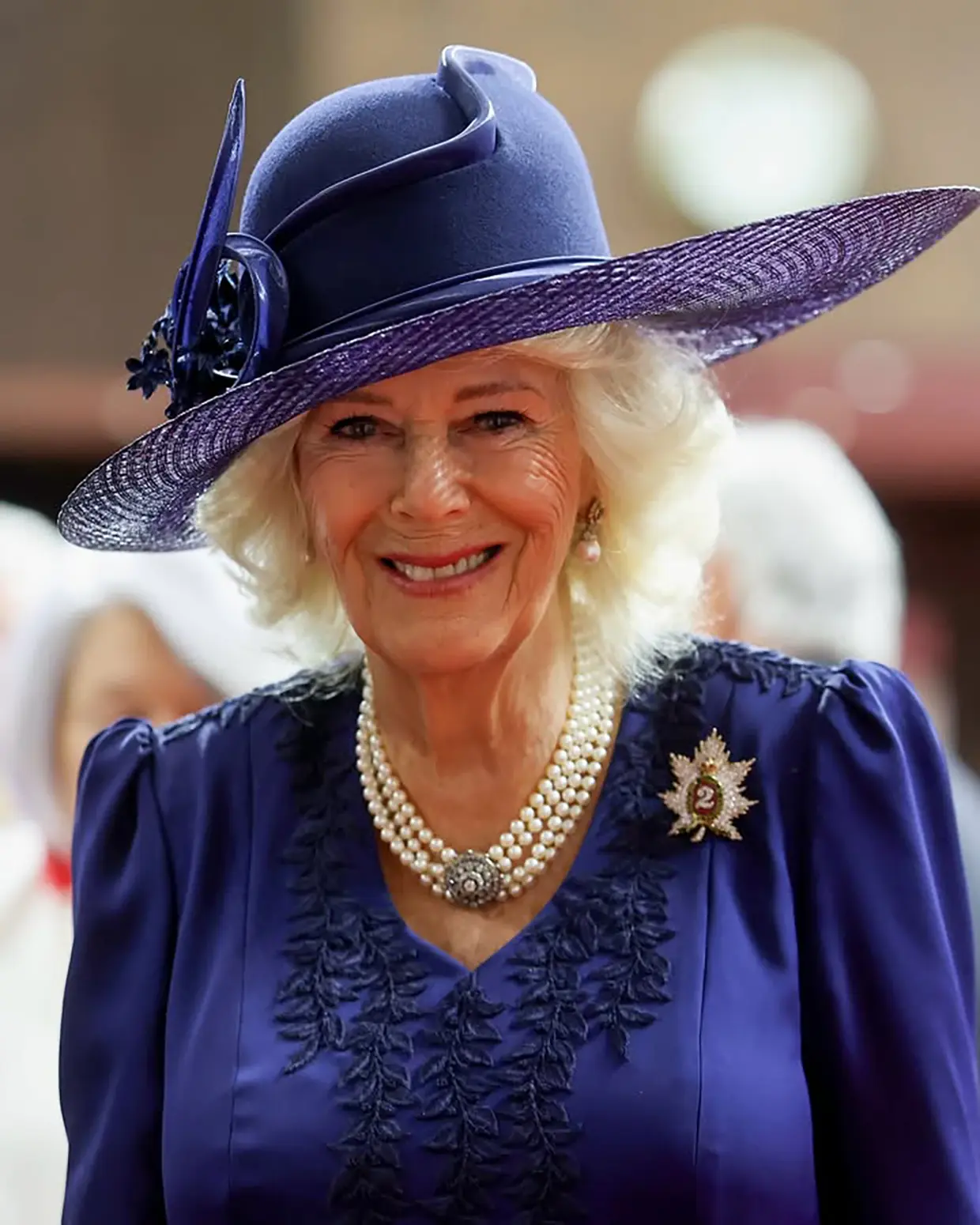 Carlos III y Camilla Parker Bowles en la constitución del 45 parlamento de canadá