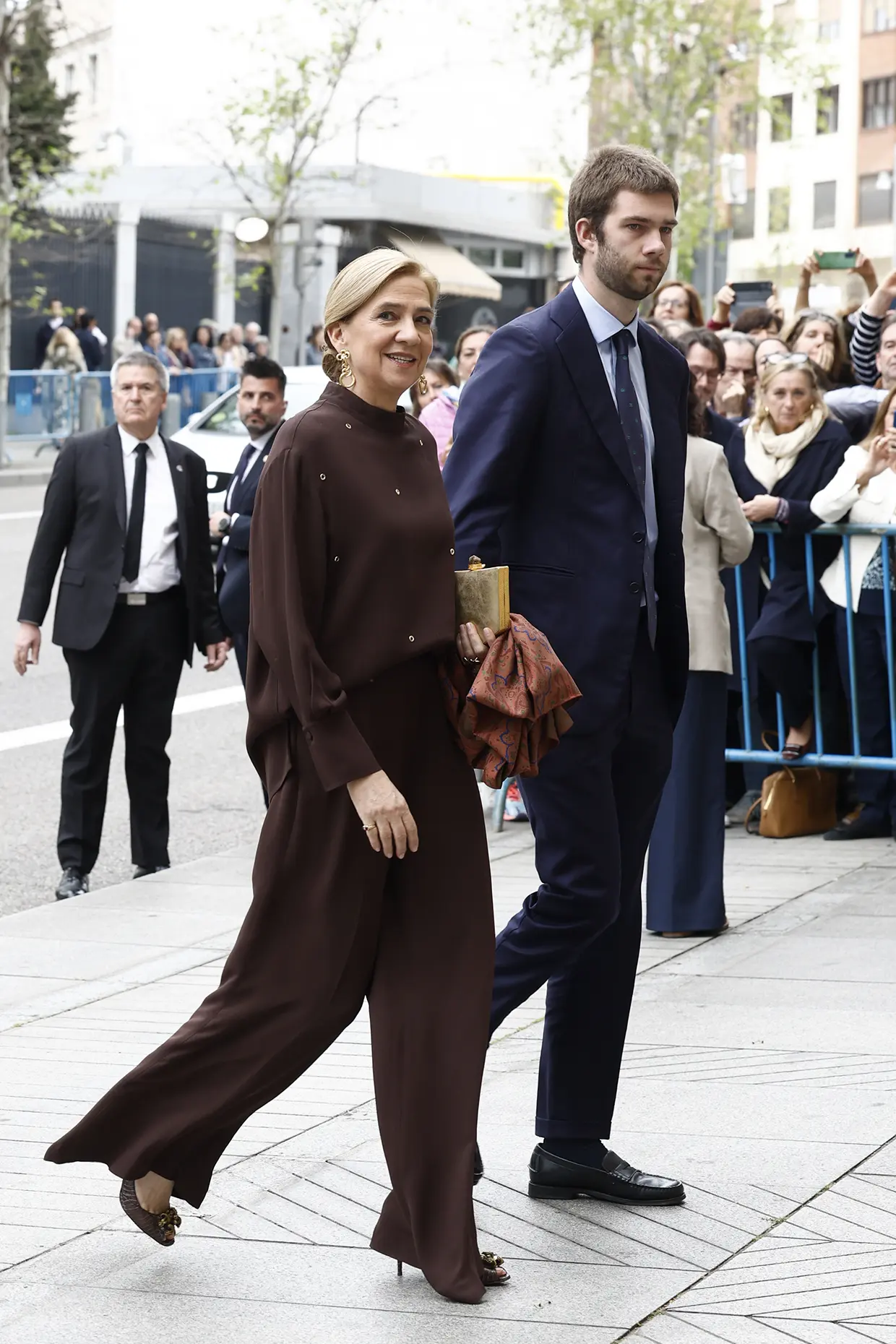 Infanta Cristina con su hijo