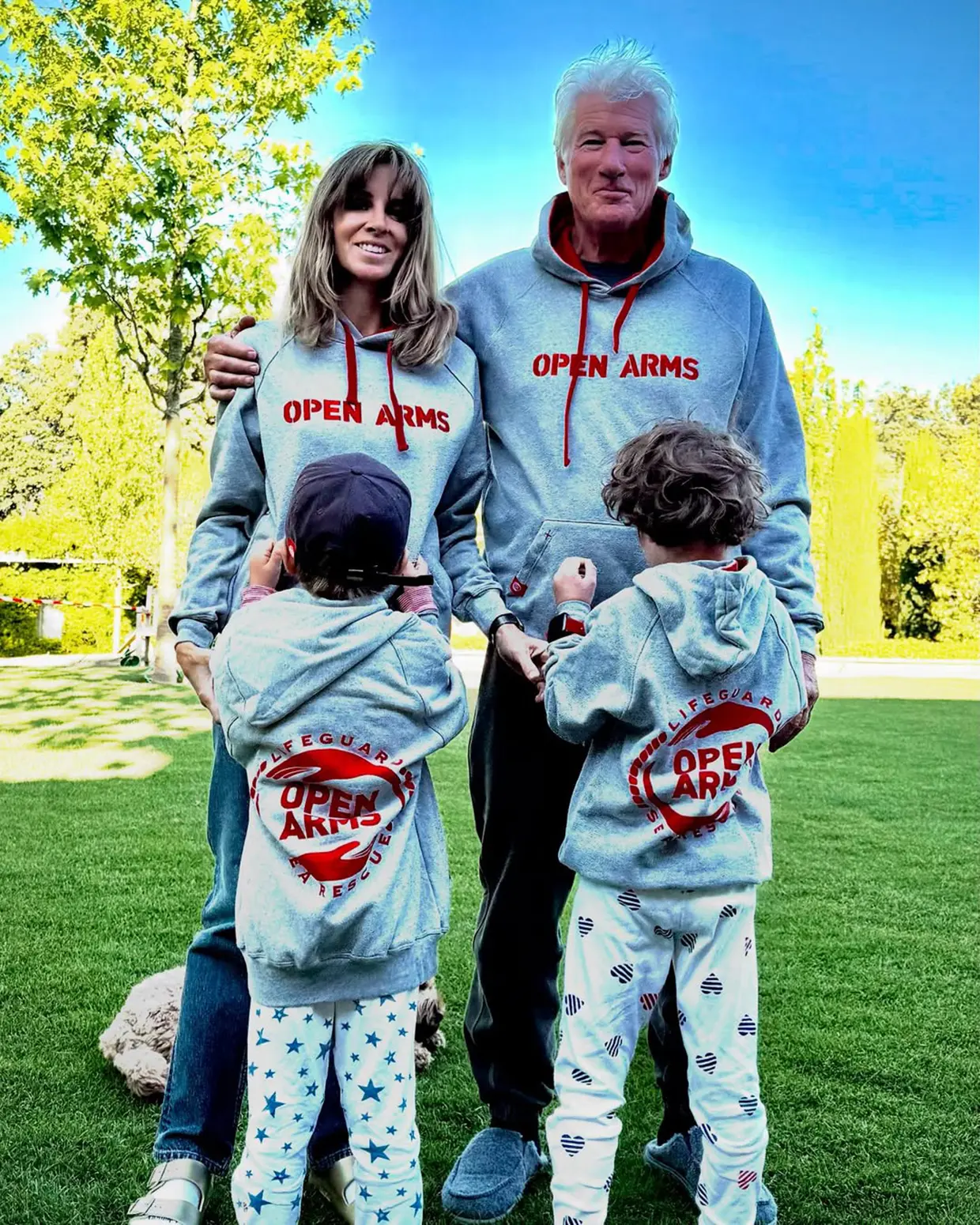 richard gere alejandra hijos jardin