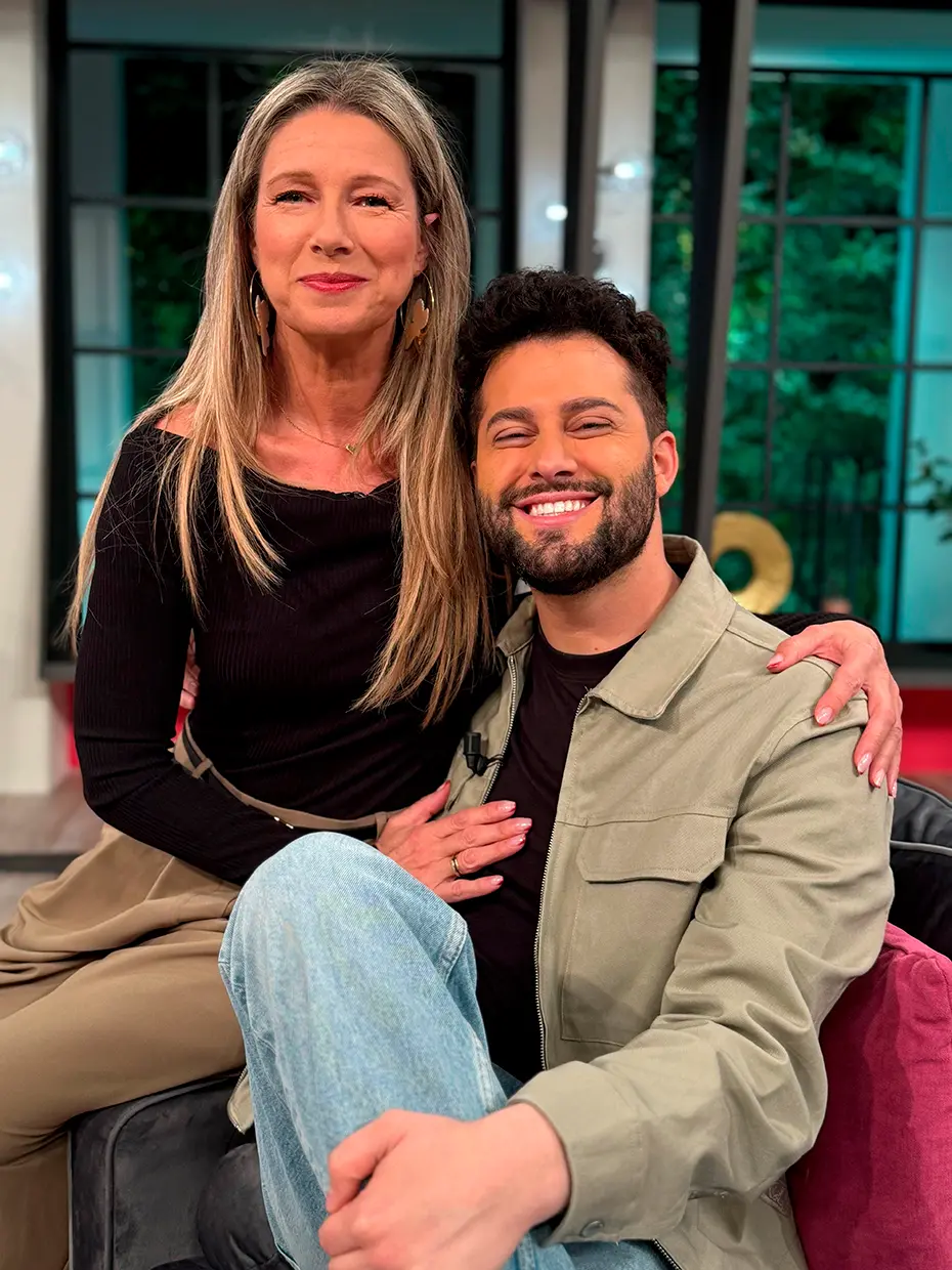 Javier de Hoyos junto a Anne Igartiburu