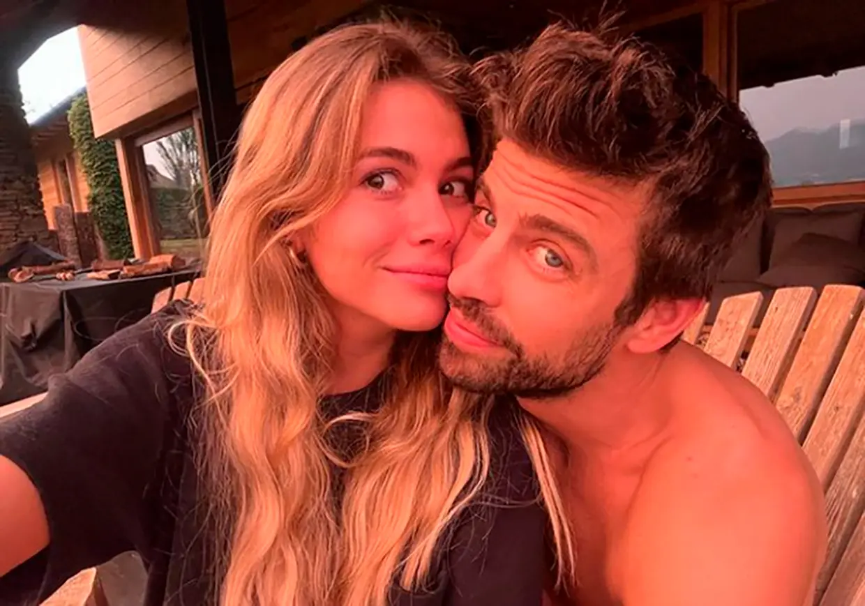 Clara Chía y Gerard Piqué.